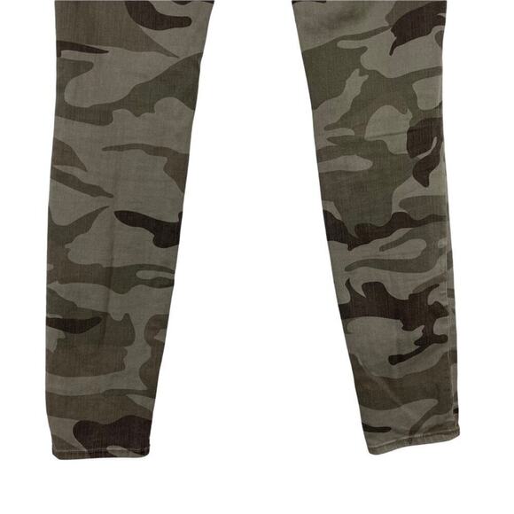True Religion Halle Mid Rise Super Skinny Jeans In Destroyed Distressed Camo 27 - Picture 9 of 14